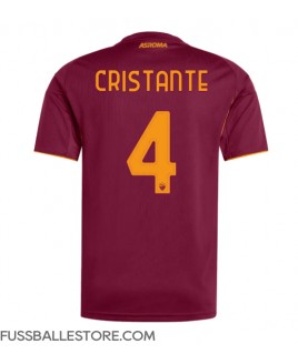 Günstige AS Roma Bryan Cristante #4 Heimtrikot 2025-26 Kurzarm